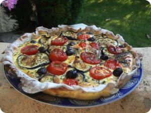 tartes légumes grillés